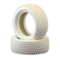 VR Tyres Small pin 1/10th Front -1pr - WHITE