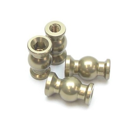 SWORKz Aluminum Steering Linkage 7mm Ball Stud - 4pcs