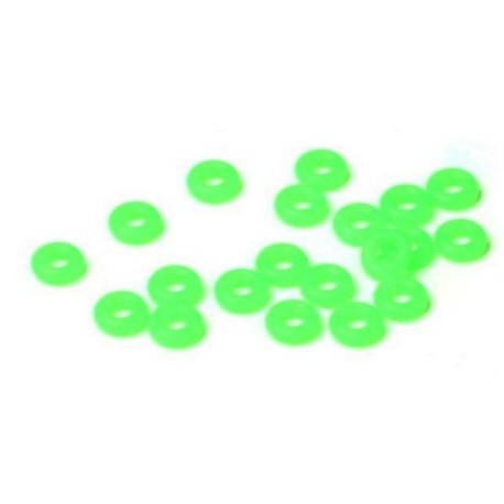 HB RACING Silicone O Rings P-3 50 Shore Green - 20pcs