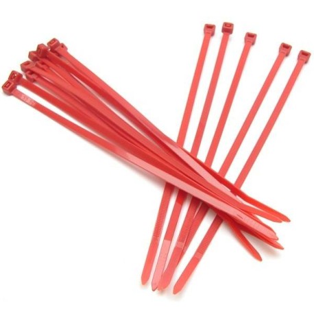 Answer RC Cable Tie 4.8 x 200mm Red - 15pcs