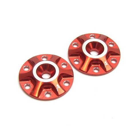 Answer RC 1/8 Wing Washers - SPOKES - 2pcs - RED