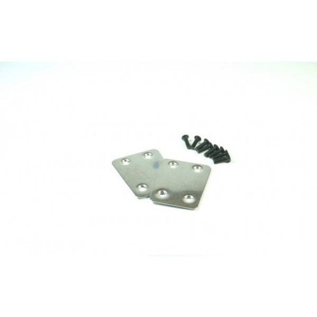 SWORKz S350 S35-3 S35-4 Rear Steel Skid Plates - 2pc